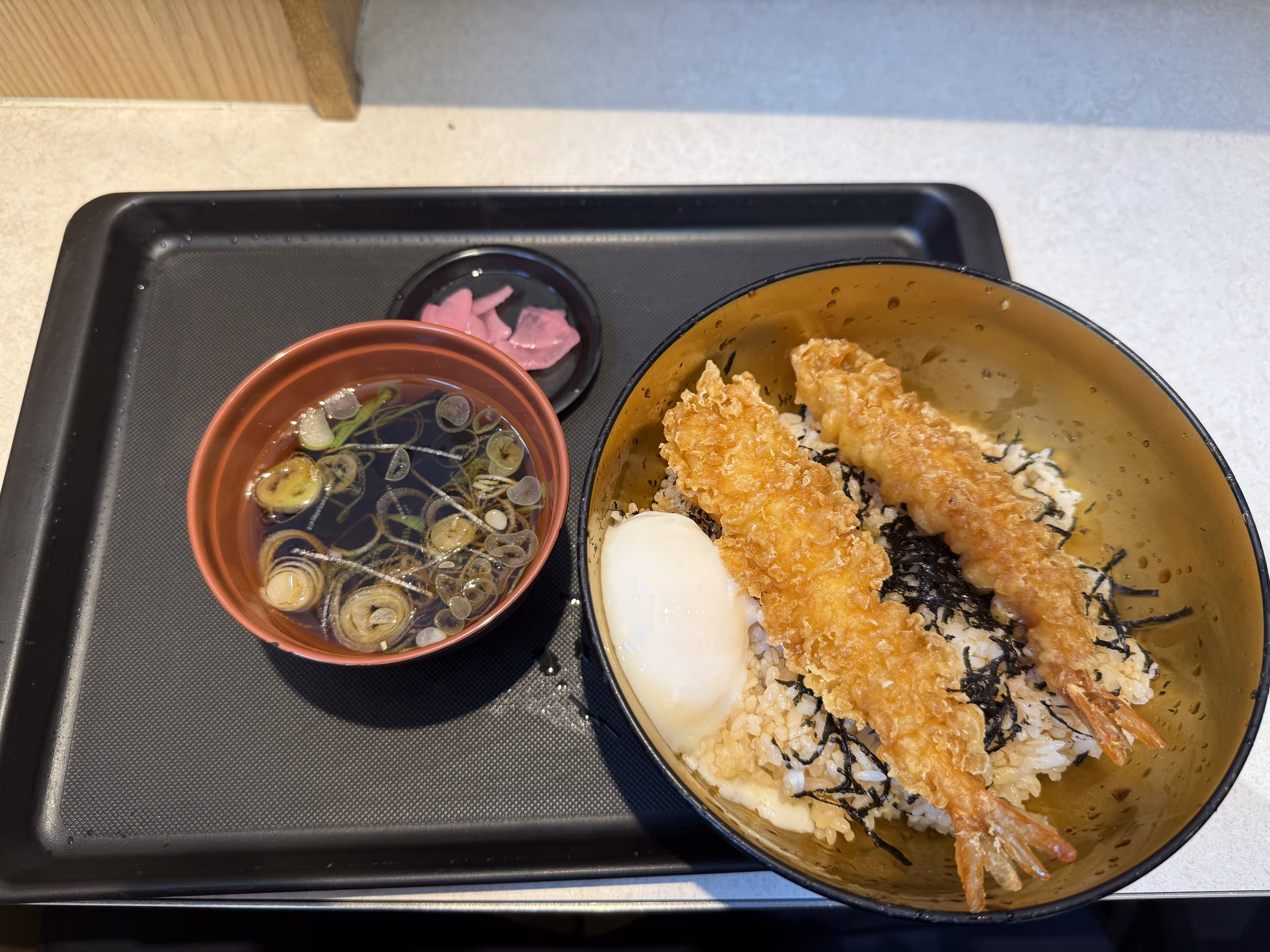 天妇罗温泉蛋米饭